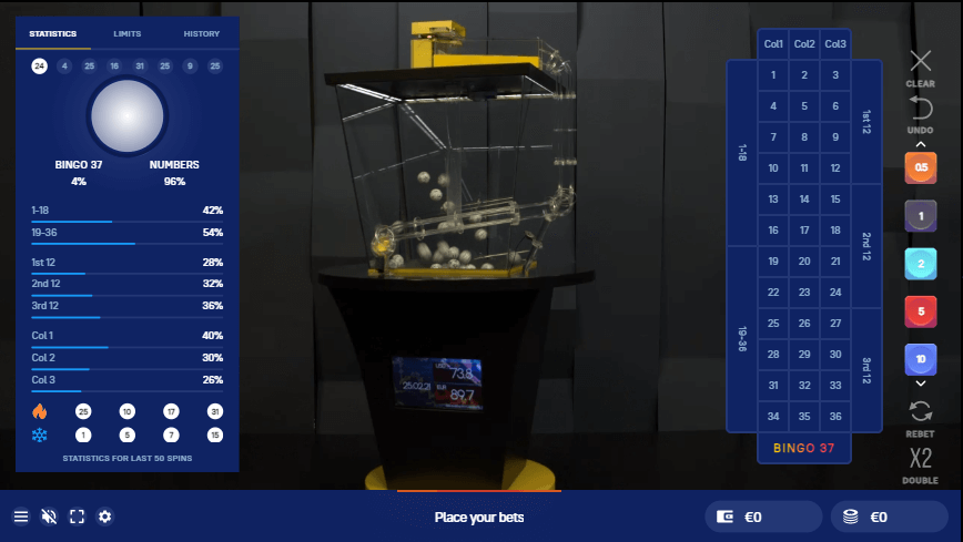 European Bingo Roulette