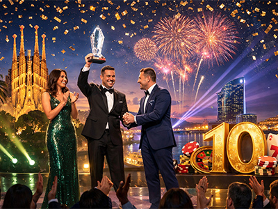 Amusnet Gana el Premio Landmark en ICE Barcelona 2026 Iniciando su Año del Décimo Aniversario