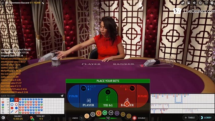 No Commission Baccarat