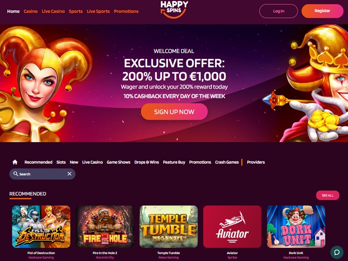 HappySpins Casino