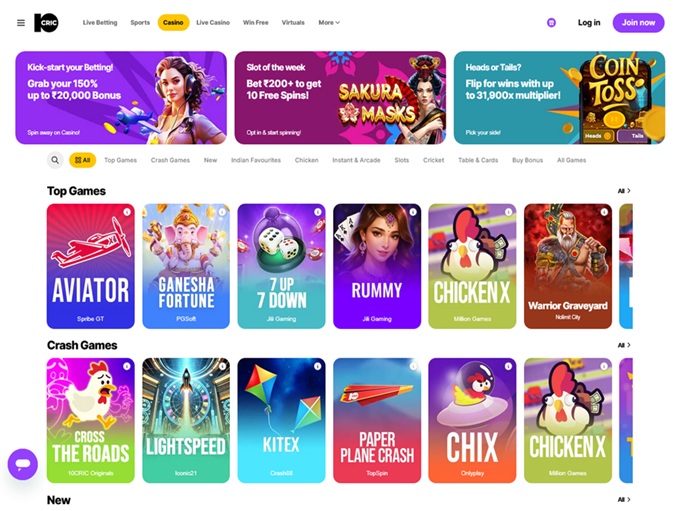10CRIC Casino