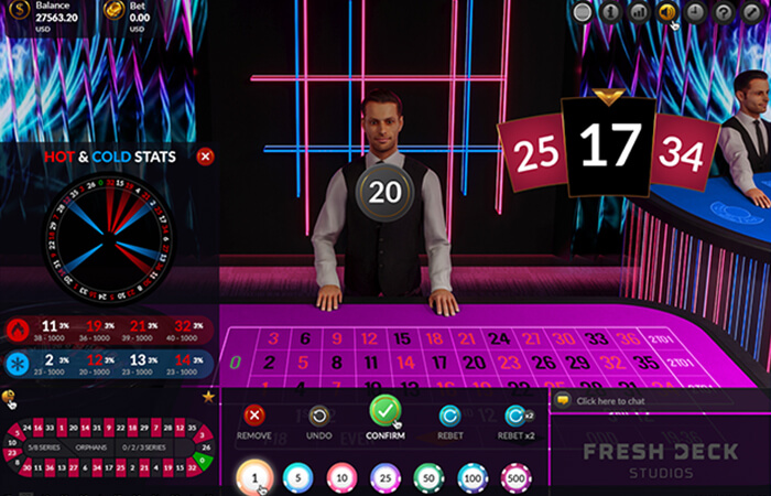 Fresh deck studios roulette