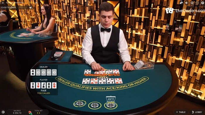 Caribbean-Stud-poker-evolution-gaming