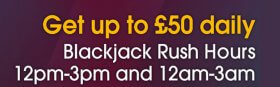 Get up to €50 Daily During Grosvenor’s Blackjack Rush Hours