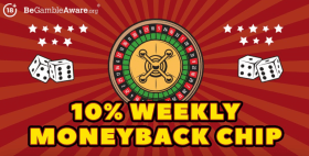 Claim a 10% Weekly Moneyback Chip on rizk